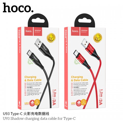 U93 Shadow charging data cable for Type-C